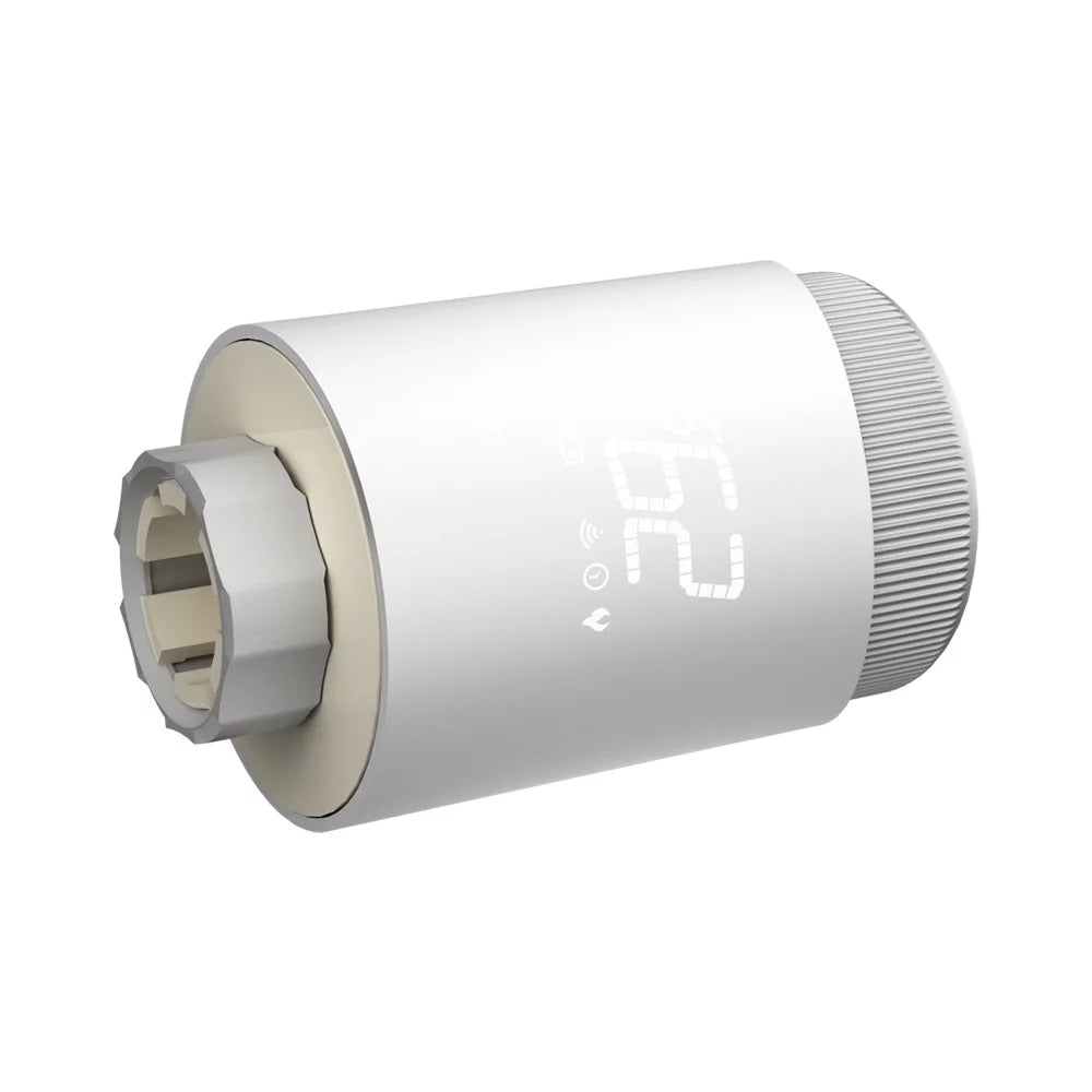 Tomshoo Thermostatic Radiator Valves Intelligent Wireless Mobilephone App Control Home Heating Thermostat Temperature Controller Radiator Thermostat Matching with Home