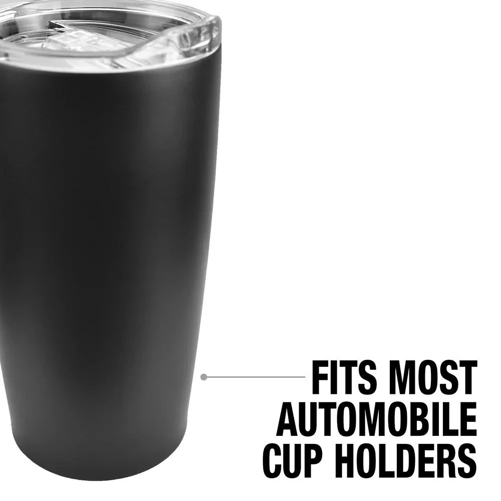 The Hobbit/Textured Logo Stainless Steel Tumbler 20 oz Coffee Travel Mug/Cup, Vacuum Insulated & Double Wall with Leakproof Sliding Lid | Outstanding for Hot Drinks and Cold Beverages