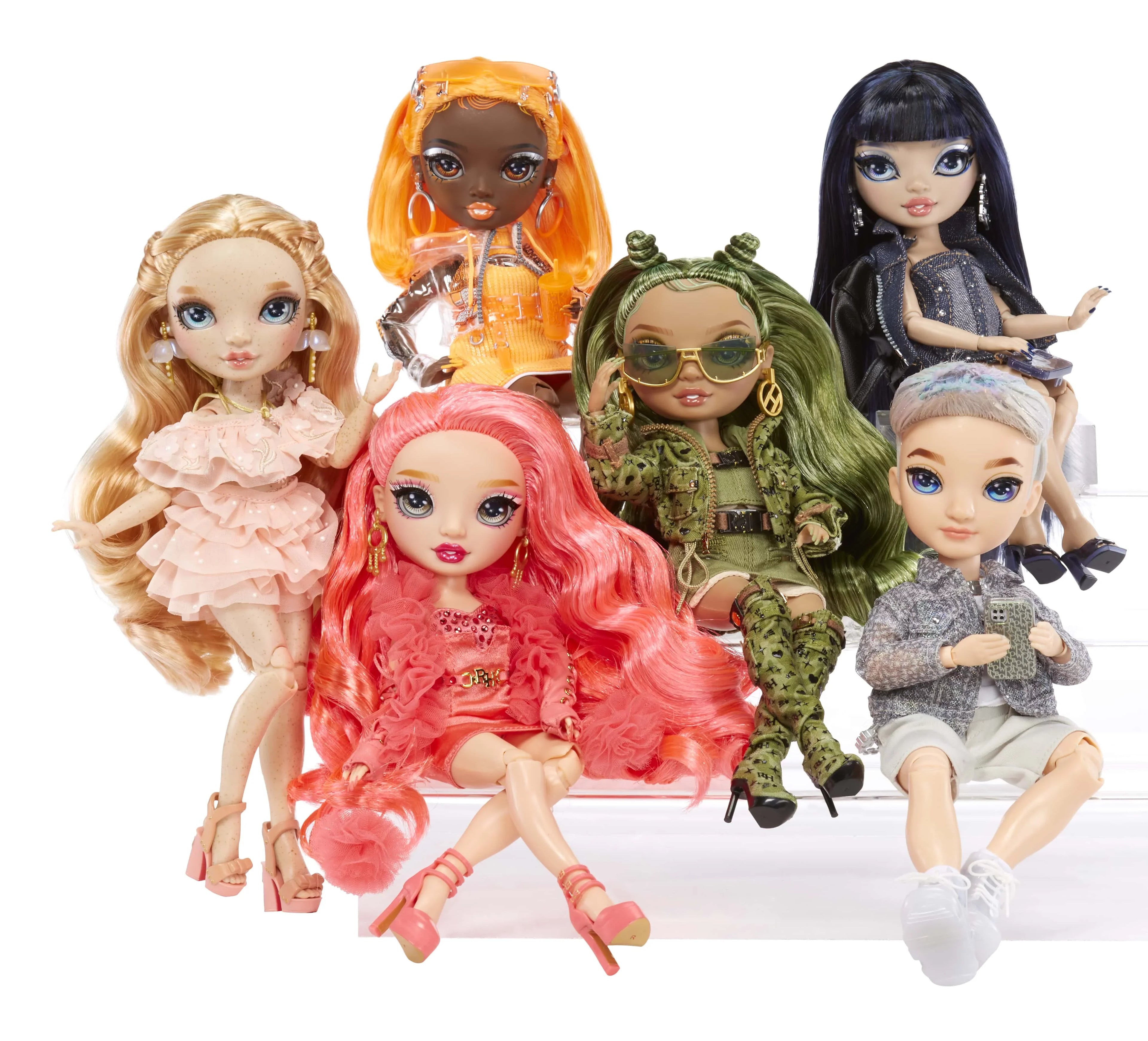 Rainbow High Priscilla- Pink Fashion Doll. Fashionable Outfit & 10+ Colorful Play Accessories. Outstanding Gift for Kids 4-12 Years Old and Collectors