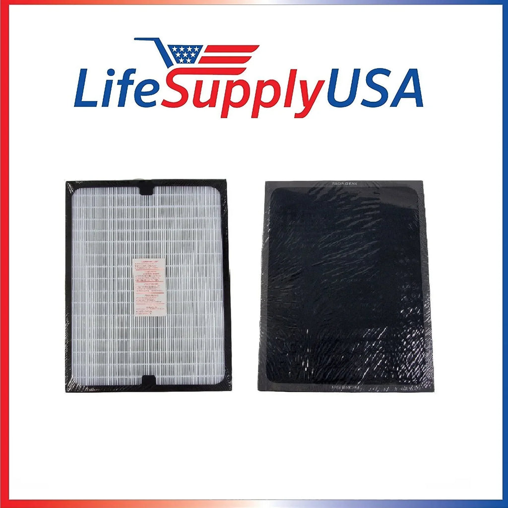 LifeSupplyUSA (4-Pack) HEPA filter Replacement Matching with all Blueair 200 Series SmokeStop Smoke Stop 201, 203, 215B, 250E, 270E, and 303 air purifiers