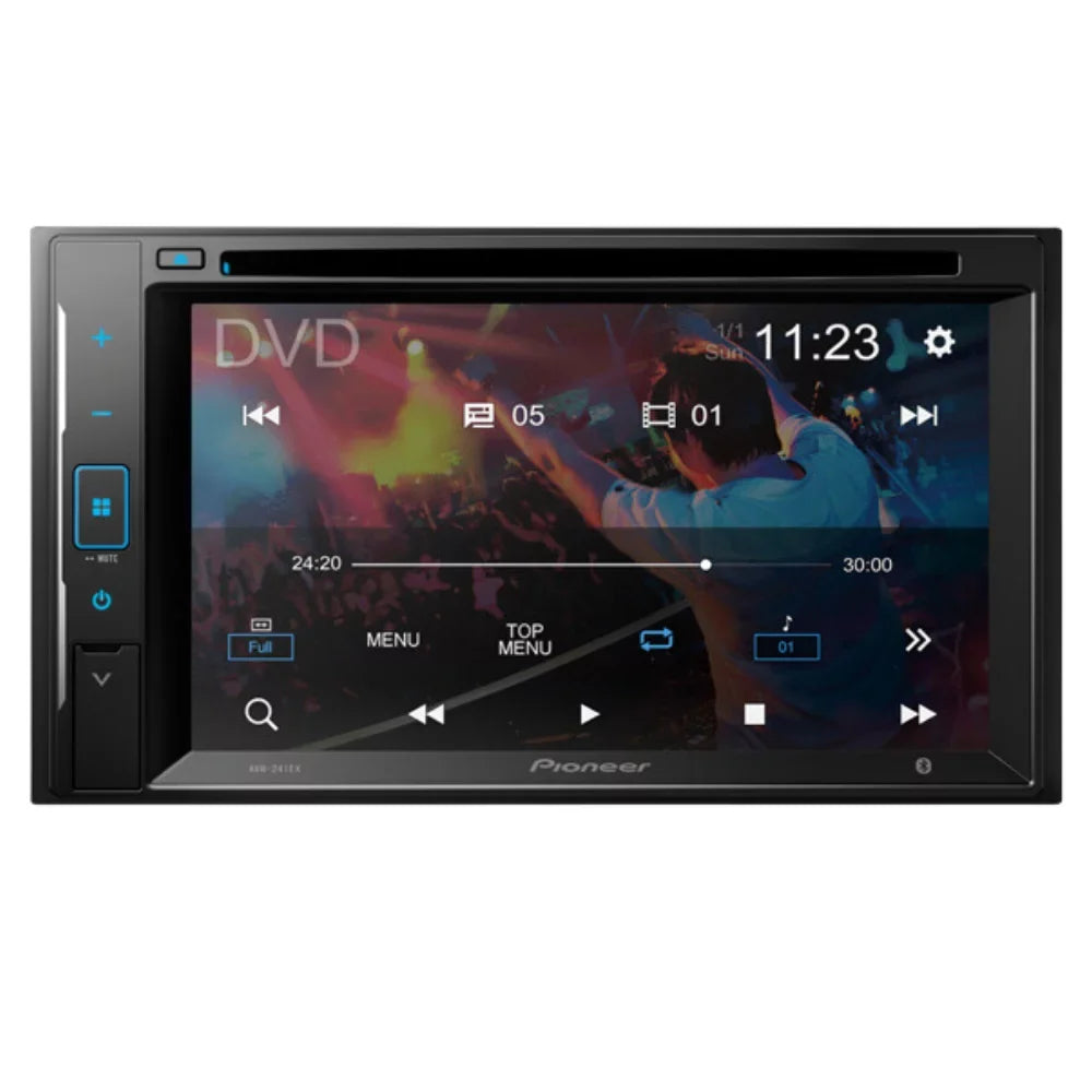 KIT4817 Bundle for 1995-2000 Oldsmobile Aurora W/ Pioneer AVH-241EX Double DIN Car Stereo with Bluetooth/Backup Camera/Installation Kit/in-Dash DVD/CD AM/FM 6.2" Touchscreen Digital Media Receiver