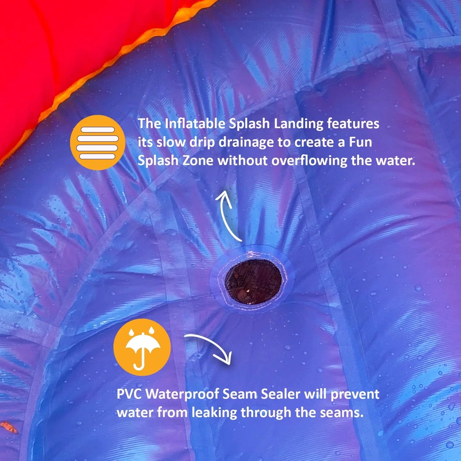 JumpOrange Pirate Ship Commercial Grade Bounce House Water Slide for Kids and Adults (with Blower)