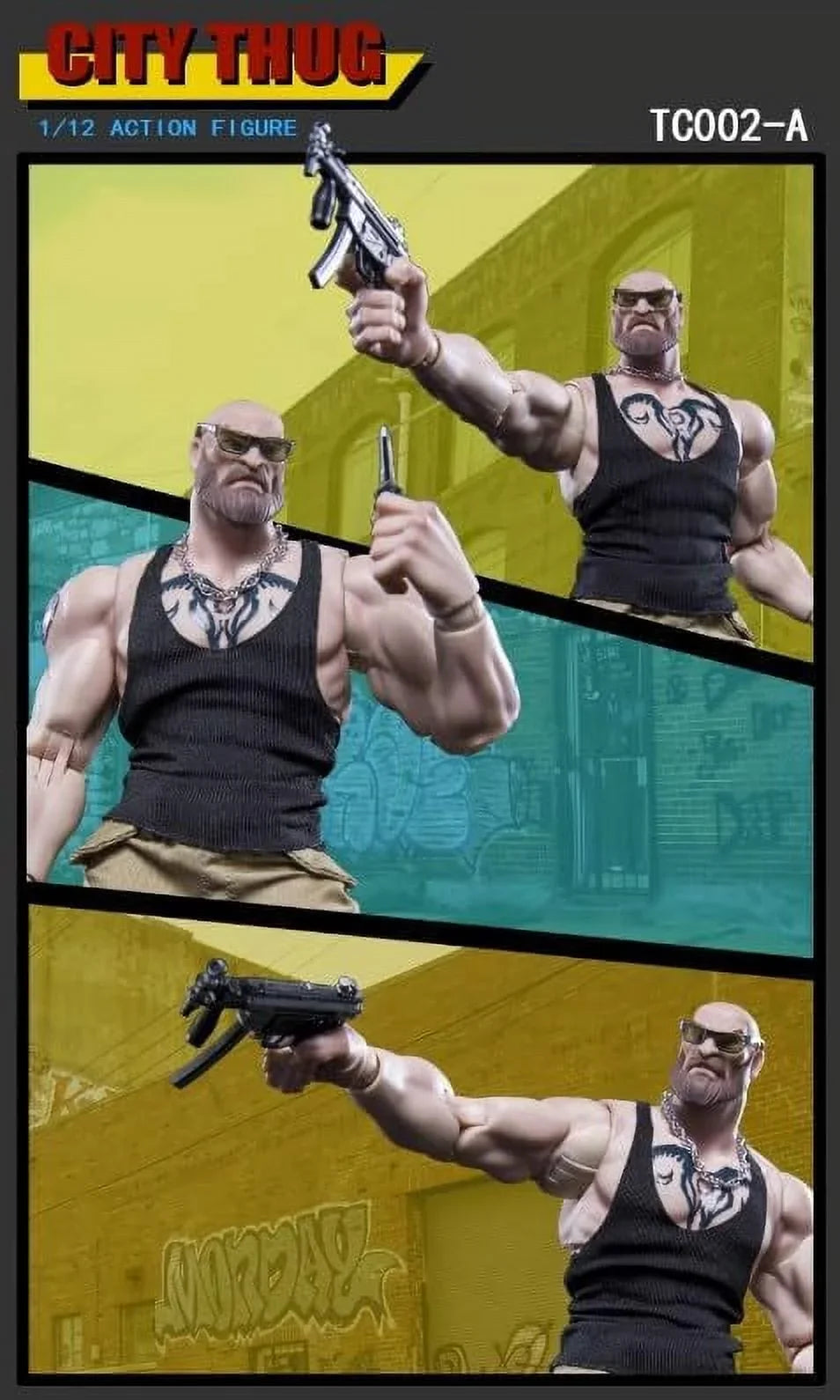 Takethat x CF Crazy Figure TC002A 1/12 scale City Thug 6 inch male action figure