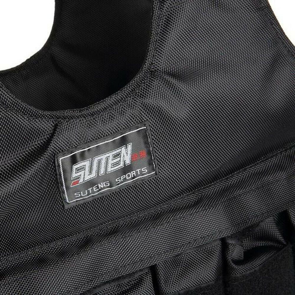 Gym Weighted 44lbs-110lbs Running Workout Weight Vest Adjustable Weight Vest Training Fitness Adjustable 110LBS(50KG)
