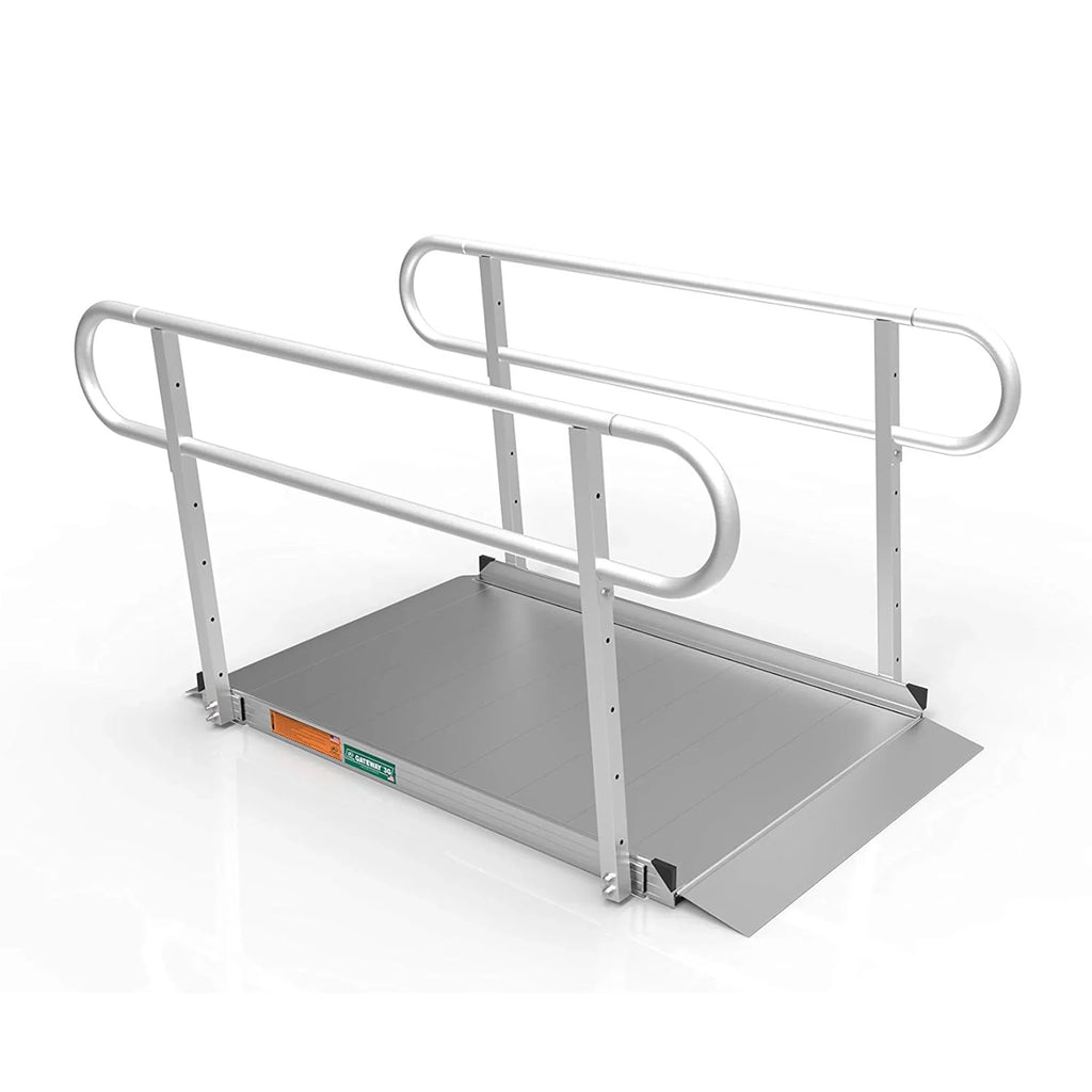EZ-ACCESS GATEWAY 3G 5 Foot Portable Wheelchair Ramp w/2 Line Handrails
