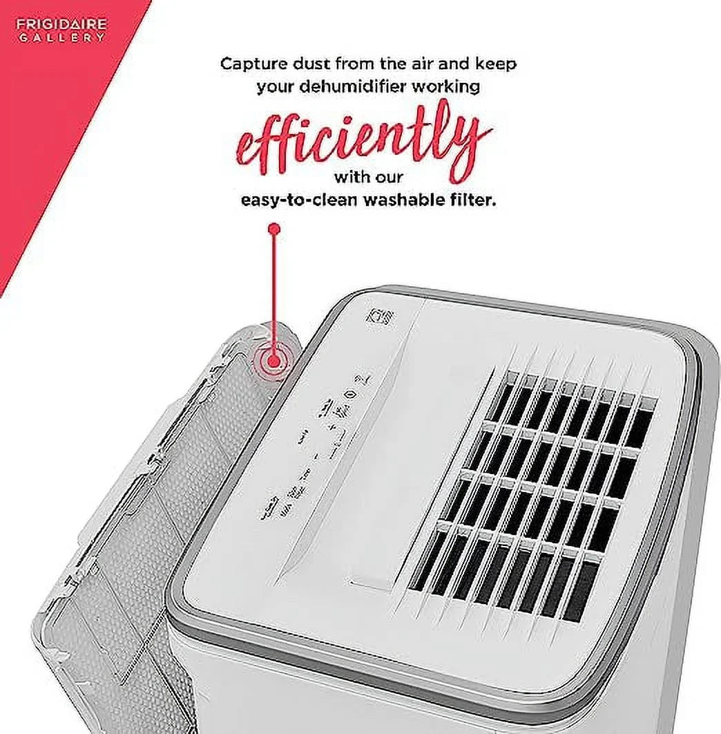 Open Box Frigidaire High Efficiency 50 Pint Dehumidifier Wi-Fi Control FGAC5044W1 - White