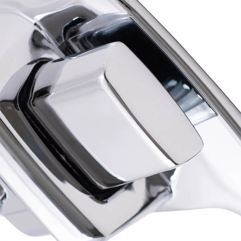 Brock Replacement Passengers Outside Exterior Front Rear Chrome Door Handle Matching with Pickup Truck SUV Van 55075648 Fits select: 1991-1993 DODGE D-SERIES D200/D250