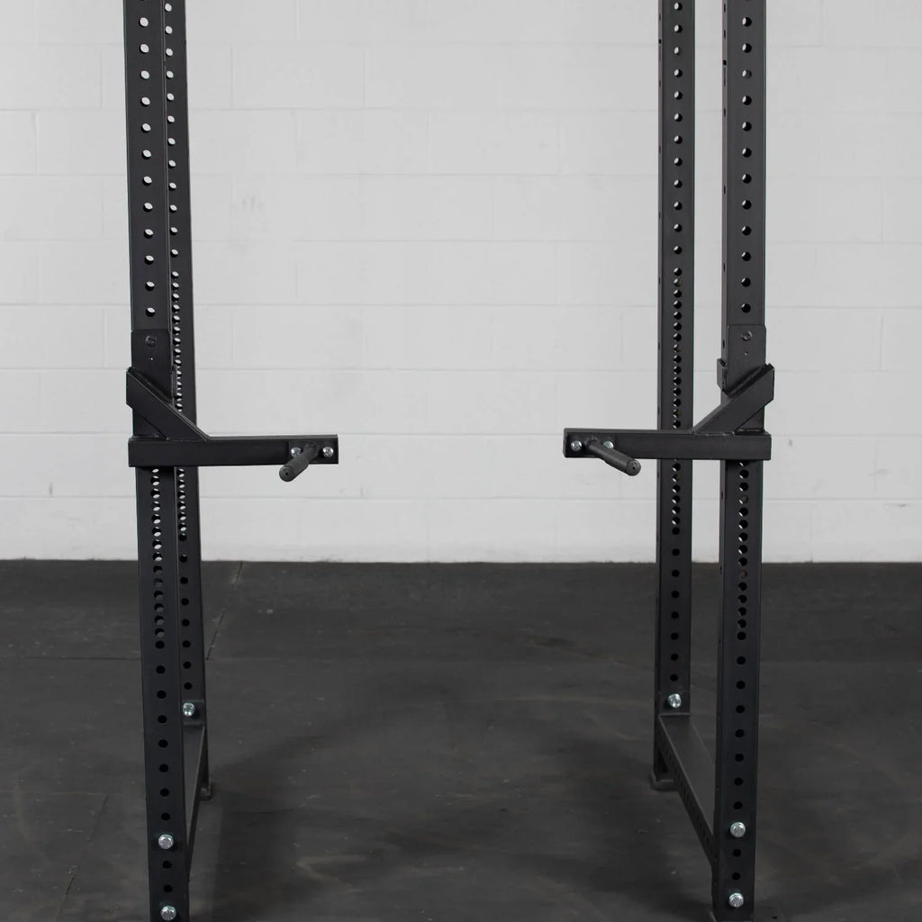 Titan Fitness X-3 Series Dip Bars, J-Hook Style Rack Mounted Dip Attachment, 880 LB Capacity, Fits 3” X 3” Tubular Steel