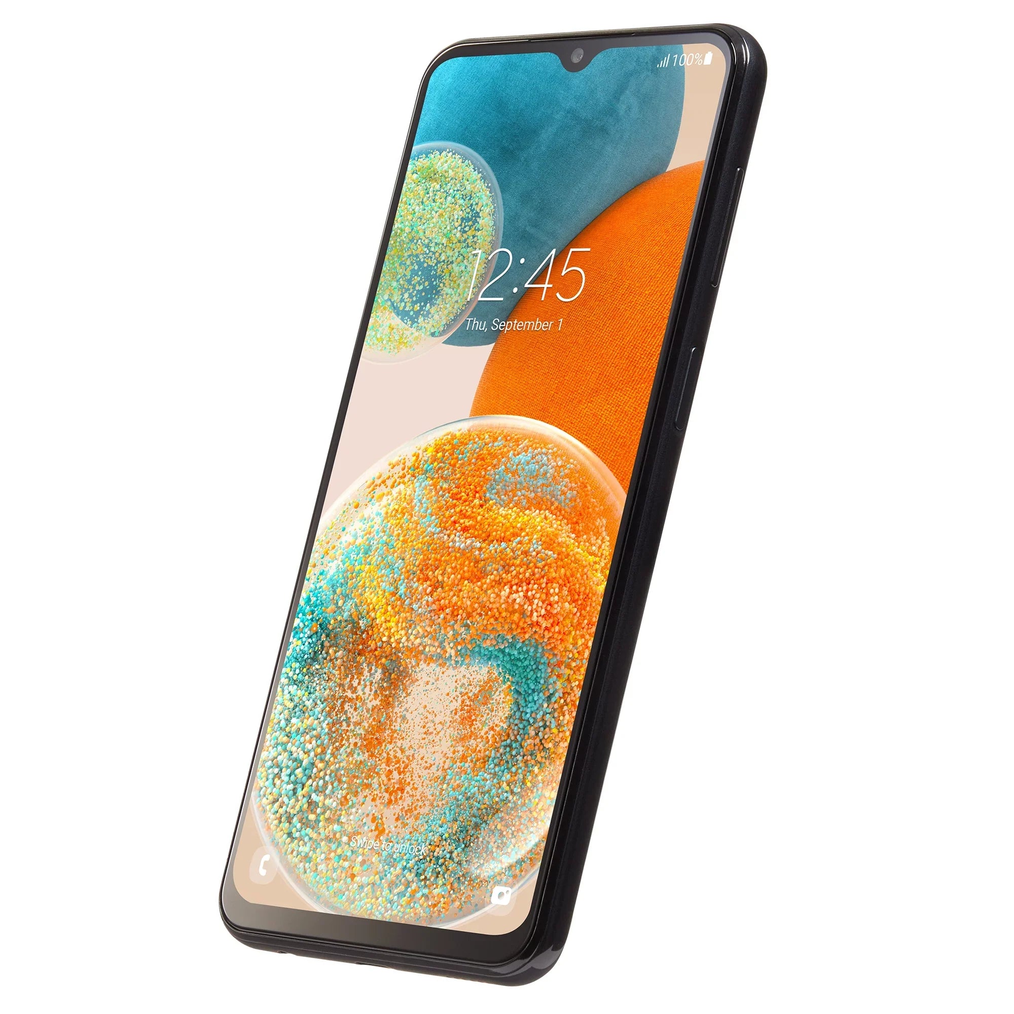 Walmart Family Mobile Samsung Galaxy A23 5G, 64GB, Black- Prepaid Smartphone [Locked to Walmart Family Mobile]
