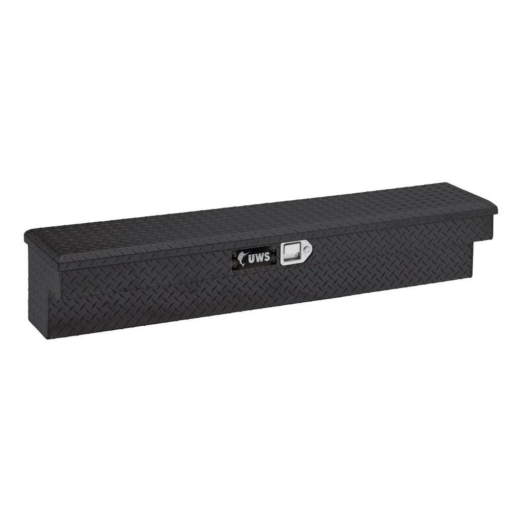 UWS EC30102 48-Inch Gloss Black Heavy-Wall Aluminum Truck Side Tool Box, RigidCore Lid