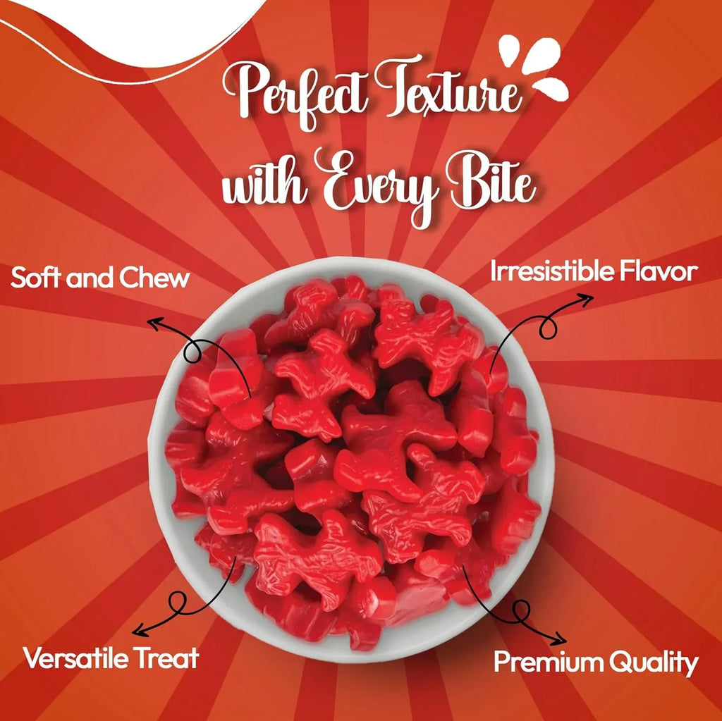Licorice Candy - 8 Ounce Red Licorice Scottie Dogs - Strawberry Red Licorice - Australian Candy - Liquorice Candy - Bulk Licorice