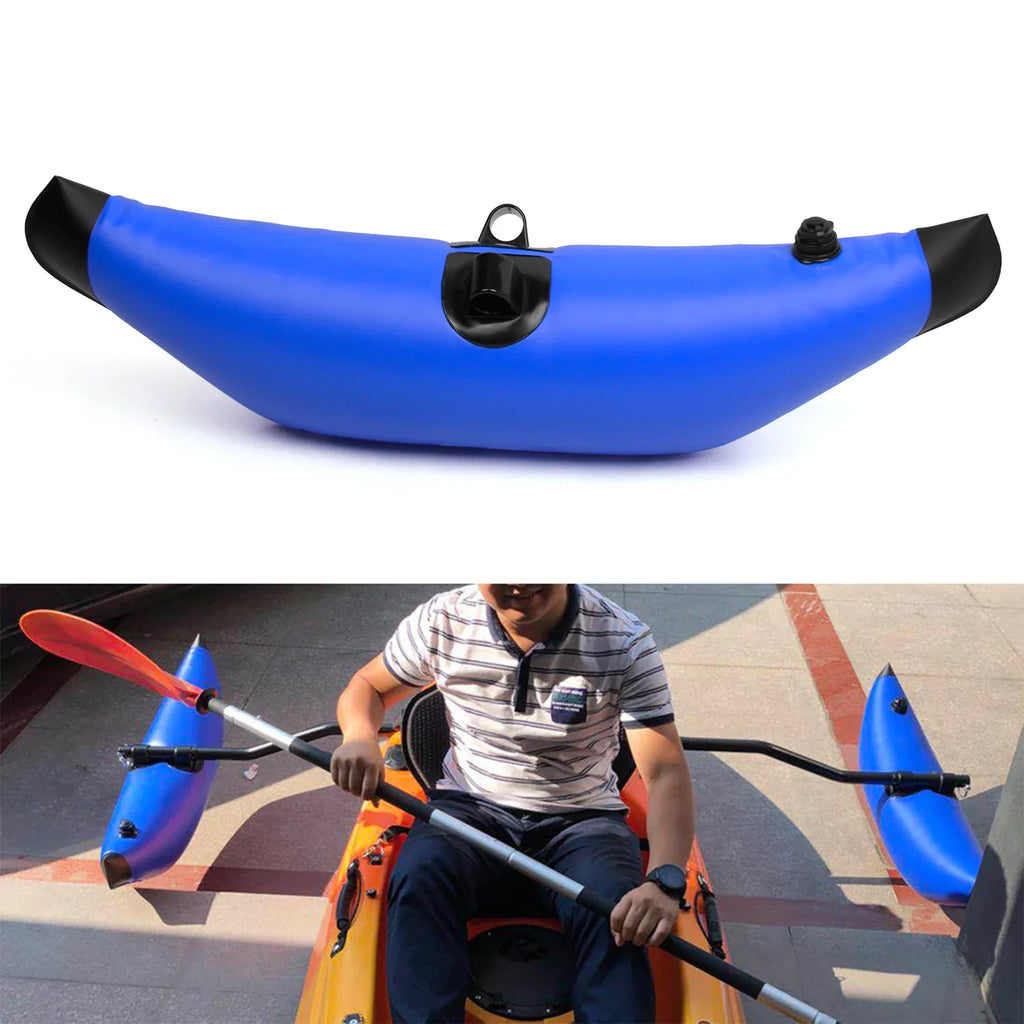 Aibecy Kayak Float,Inflatable Float With Float Stabilizer Kit Float With Sidekick Arms Rod Watercraft Pvc Inflatable Float With Sidekick Arms Sidekick Arms Rod Vessel Float Stabilizer Rod Ship Float Eryue
