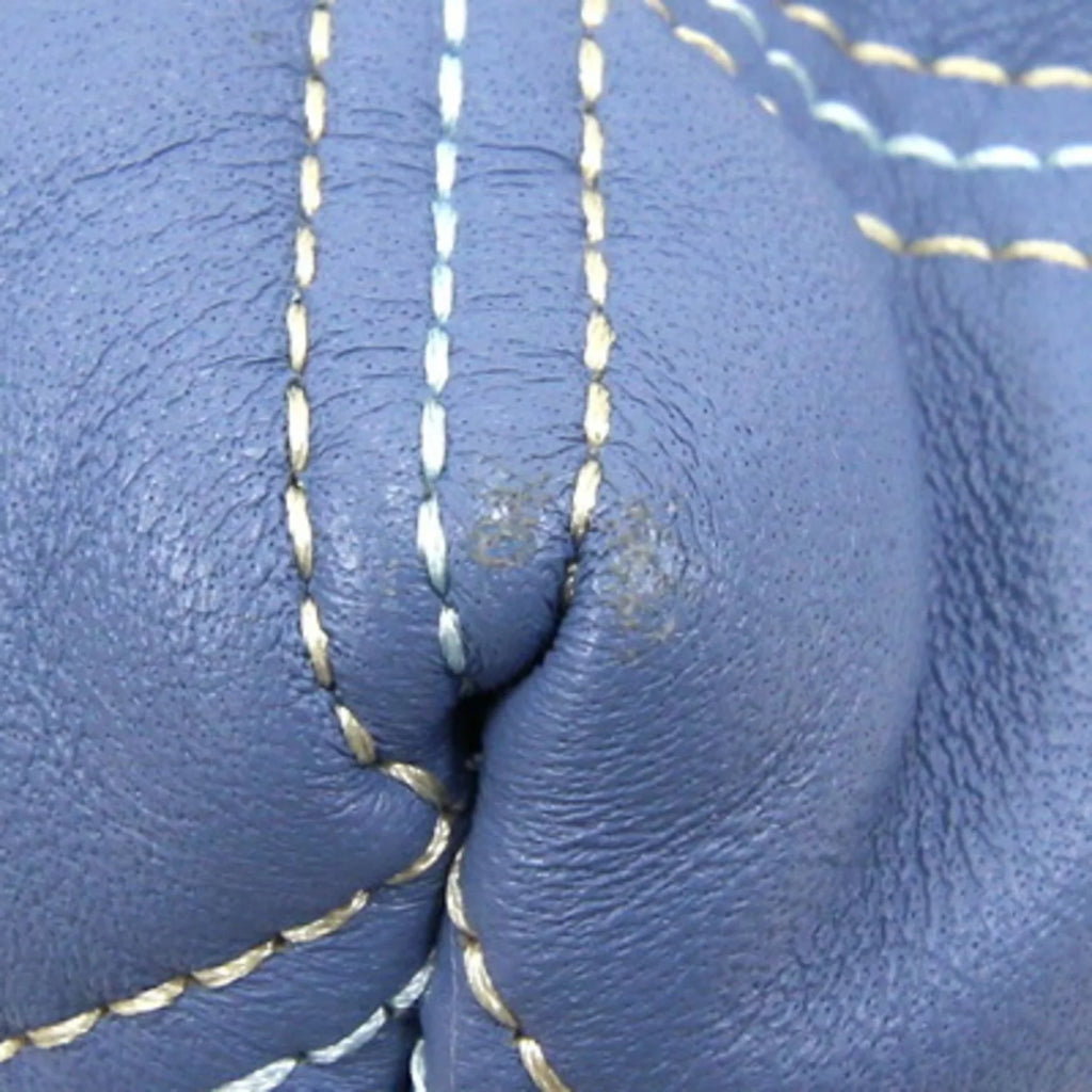 Pre-Owned Tory Burch shoulder bag Fleming soft contrast stitch convertible 64424 light blue leather chain ladies FLEMING SOFT CONTRAST STITCH CONVERTIBLE TORY BURCH (Like New)