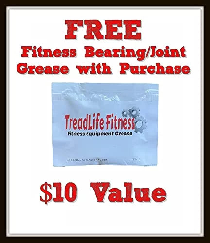 TreadLife Fitness Resistance Tension Motor - Suitable with FreeMotion 510 Rear Drive Elliptical - Part Number 193223 - Comes with Free Squeak Eliminator Grease $10 Value!