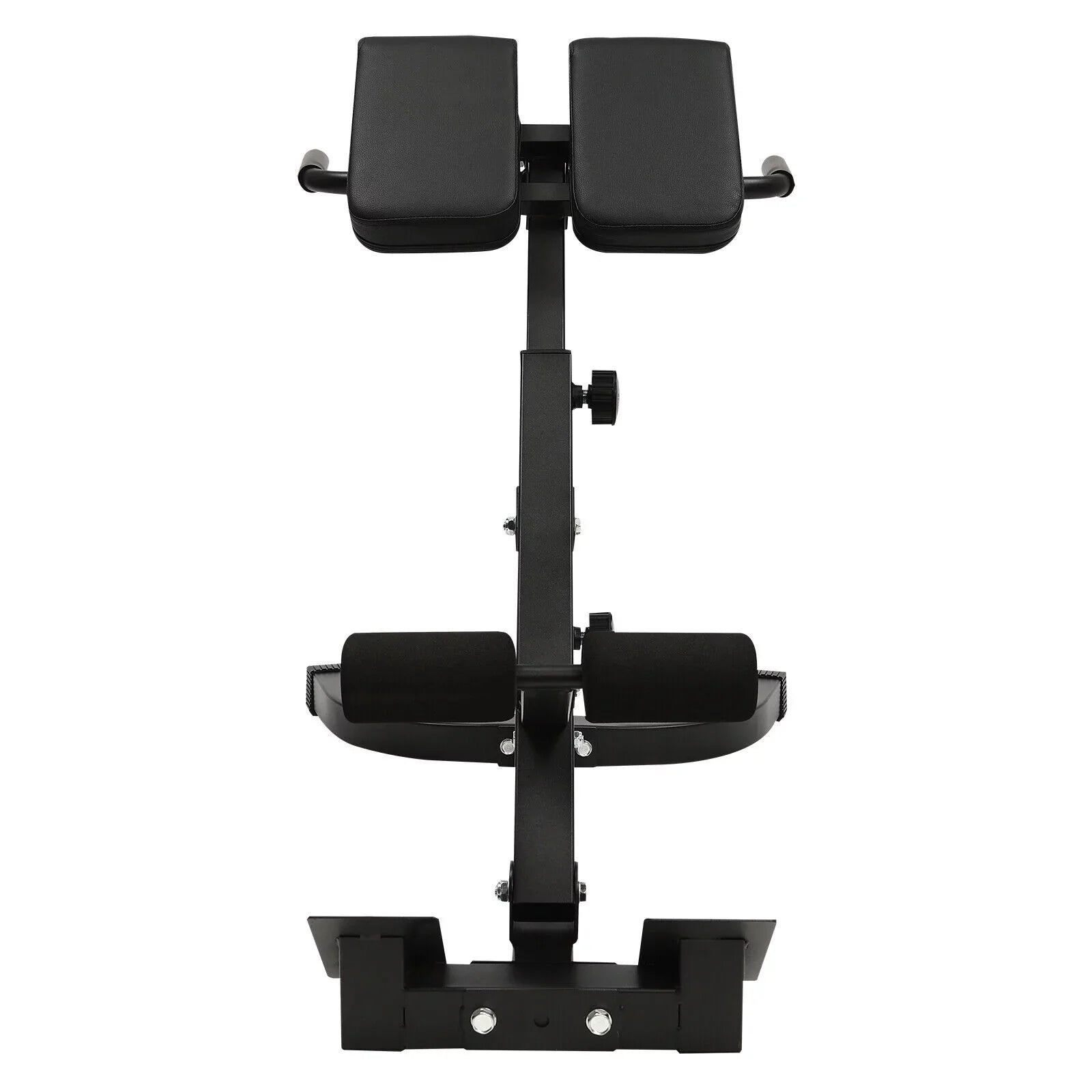 5 Position Tilt Angle Roman Chair Back Extension Machine, Hyperextension Bench W/ Angle Height Adjust 150kg/330lbs