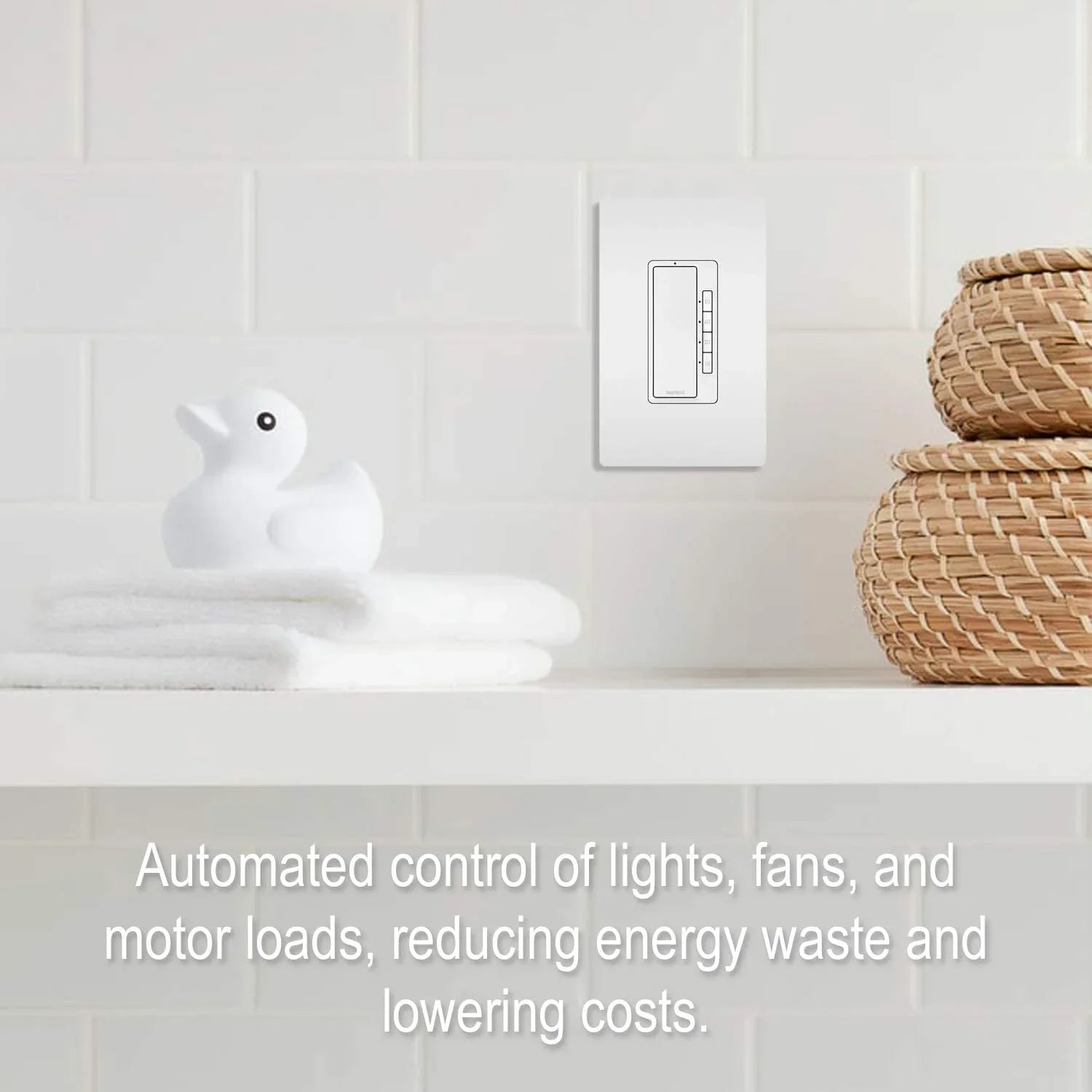 Legrand Pass & Seymour WHT 60MIN Timer Switch 4 Pack