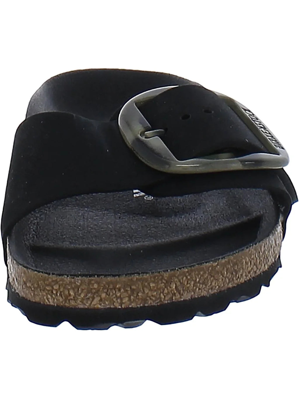 Birkenstock Womens Madrid Big Latch Nubuck Footbed Slide Sandals