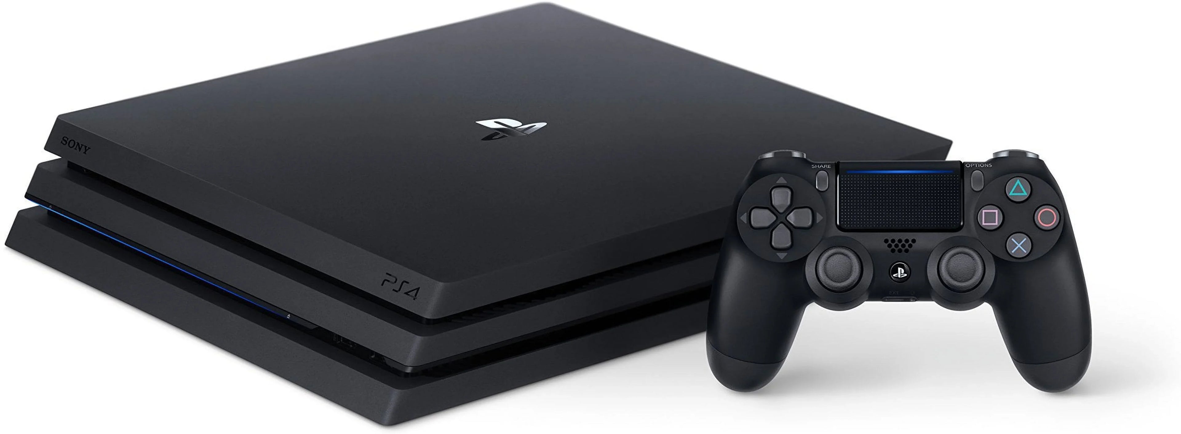 Pre-Owned Sony PlayStation 4 Pro 1TB Gaming Console Black with 2 Controller Included BOLT AXTION Bundle (Refurbished: Like New)