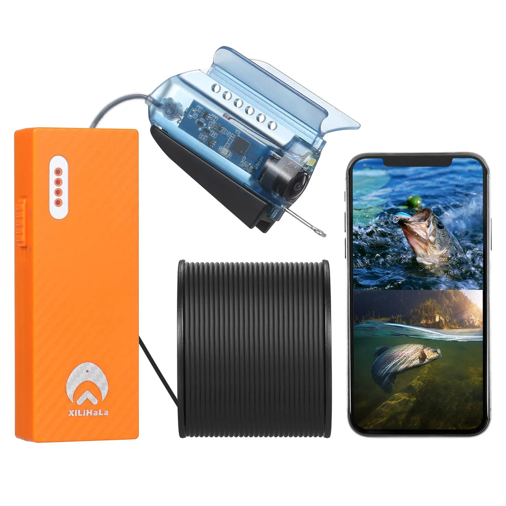 Gofishup 1080P Underwater Fishing Camera Fish Finder with APP Control, Live Video for Ice Lake Sea Craft Kayak Fishing