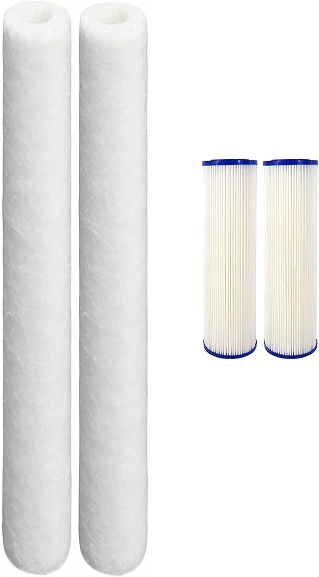 Fitting With EQ-304-20 And EQ-PFC.35 Whole House Water Filters Pre Filters And Sub Micron Post Filters (4)