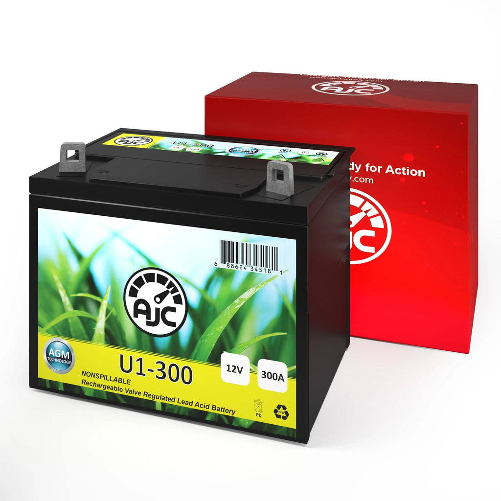 John Deere 757 Mid Z Trak Zero-Turn U1 Lawn Mower and Tractor Battery - This Is an AJC Brand Replacement
