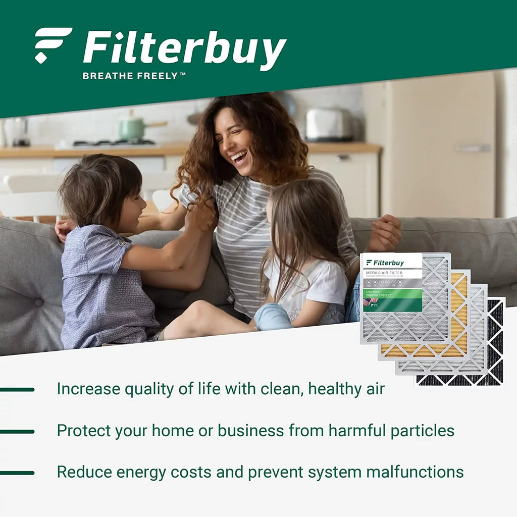 Filterbuy 18x30x1 MERV 11 Pleated HVAC AC Furnace Air Filters (1-Pack)