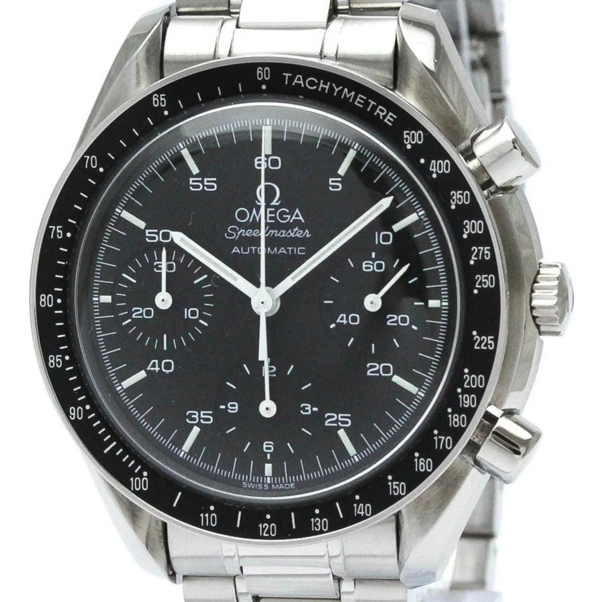 Pre-Owned Polished OMEGA Speedmaster Automatic Steel Mens Watch 3510.50 BF567382 (Good)