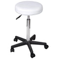 Suzicca Office Stool White Faux Leather