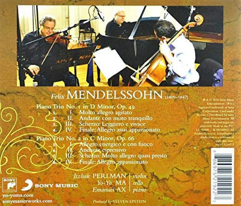 Mendelssohn: Piano Trios Op 49 Op 66