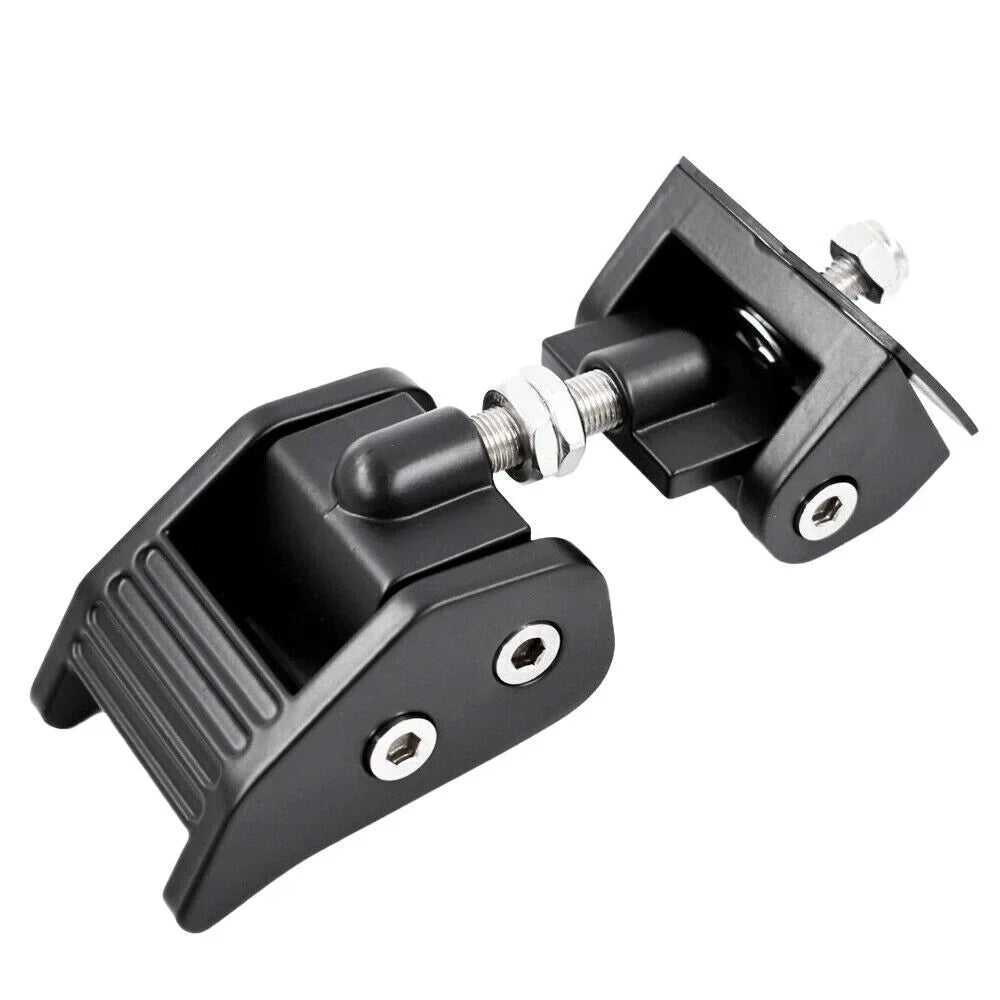 Onemayship 2 Pack Front Hood Latch Lock Catch for Jeep Wrangler JK 07-18 US Secure Vehicle Protection-Black