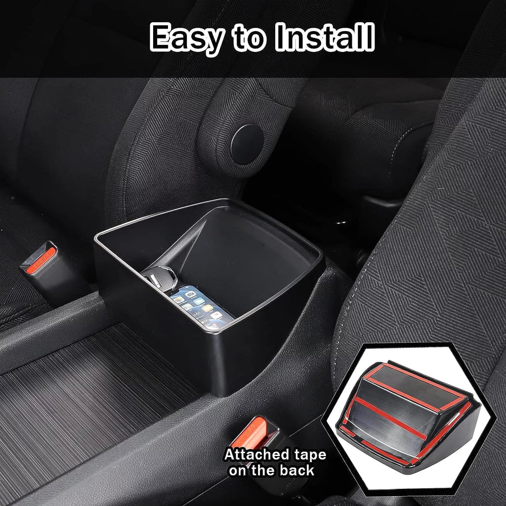 TINKI Center Console Organizer Tray for Honda Pilot 2016-2022/ Ridgeline 2020-2023/ Passport 2019-2023 Accessories, ABS Material Central Control Armrest Secondary Storage Box Black