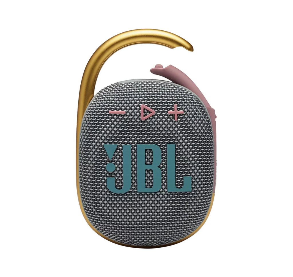 Pre-Owned JBL Clip 4 Gray Portable Bluetooth Speaker (Like New)