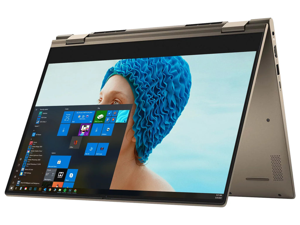 Dell Inspiron i7405 2-in-1, 14" IPS FHD Touch Display, AMD Ryzen 7 4700U Upto 4.1GHz, 16GB RAM, 512GB NVMe SSD, Vega 6, HDMI, DisplayPort via USB-C, Wi-Fi, Bluetooth, Windows 10 Home (i7405-A371TUP)