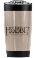 The Hobbit/Textured Logo Stainless Steel Tumbler 20 oz Coffee Travel Mug/Cup, Vacuum Insulated & Double Wall with Leakproof Sliding Lid | Outstanding for Hot Drinks and Cold Beverages
