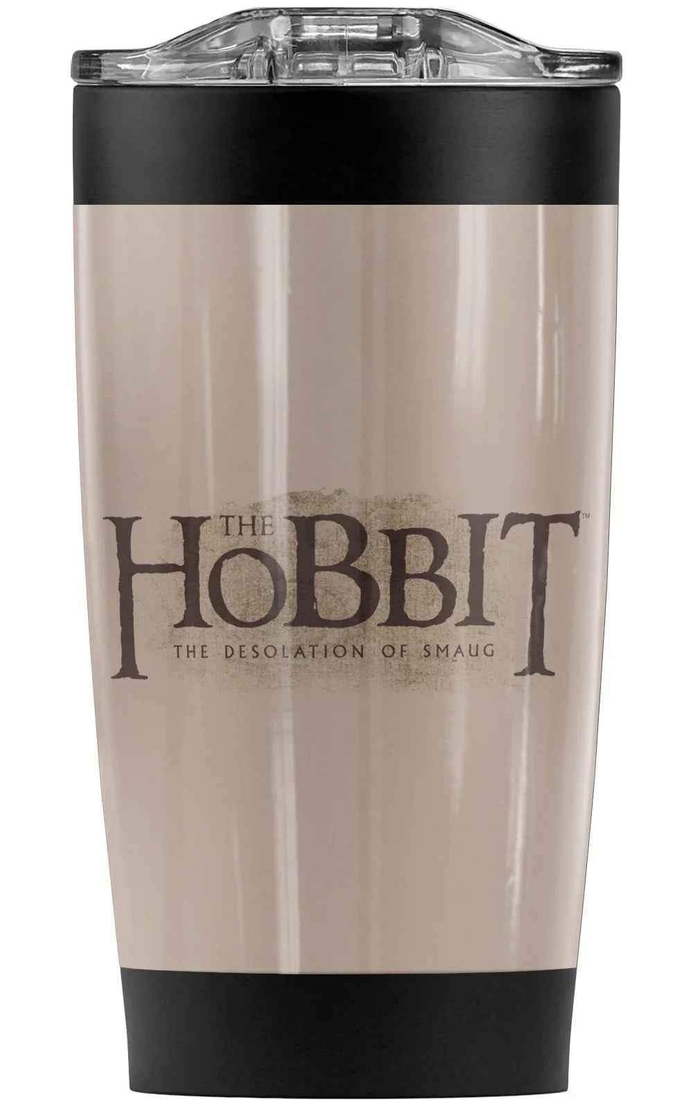 The Hobbit/Textured Logo Stainless Steel Tumbler 20 oz Coffee Travel Mug/Cup, Vacuum Insulated & Double Wall with Leakproof Sliding Lid | Outstanding for Hot Drinks and Cold Beverages