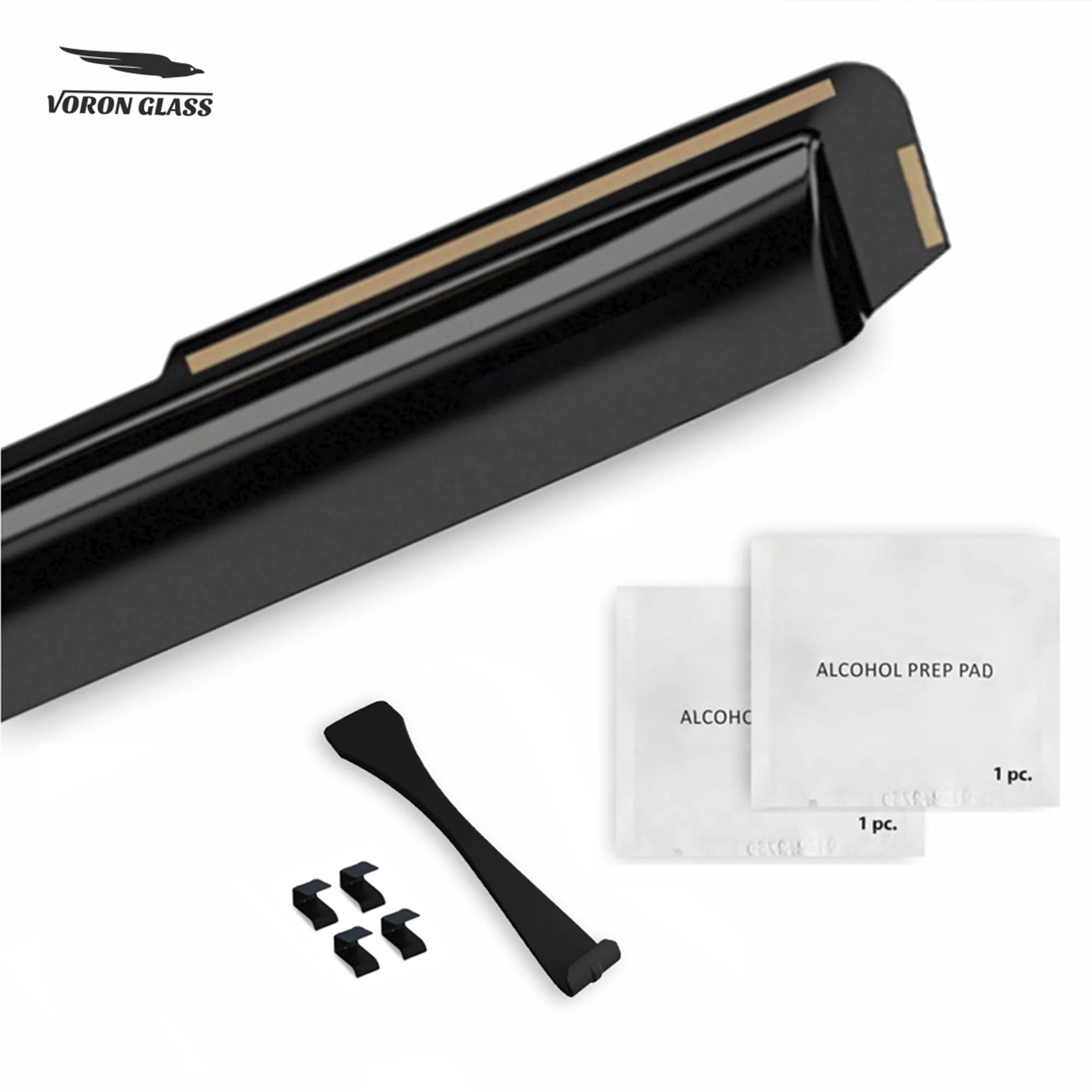 Voron Glass in-Channel Extra Strong Rain Guards for Hyundai Palisade 2021-2024, Window Deflectors, Vent Window Visors, 4 Pieces - 220240