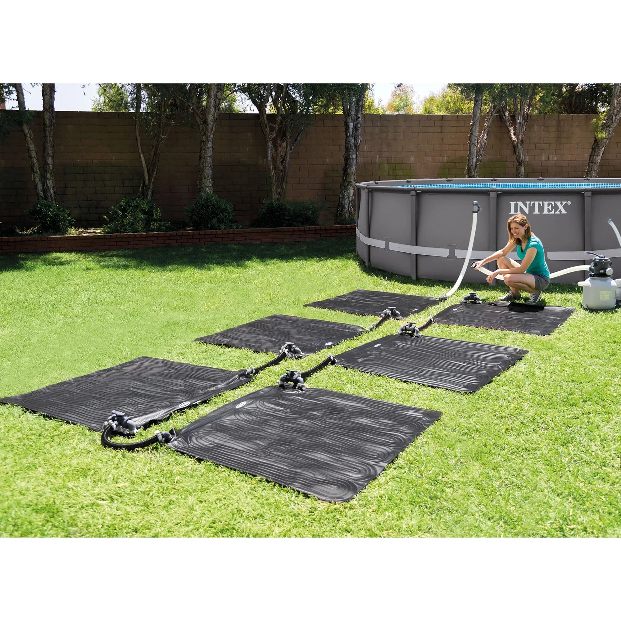 Intex Solar Water Heater Mat for 8,000 Gallon Above Ground Swimming Pool