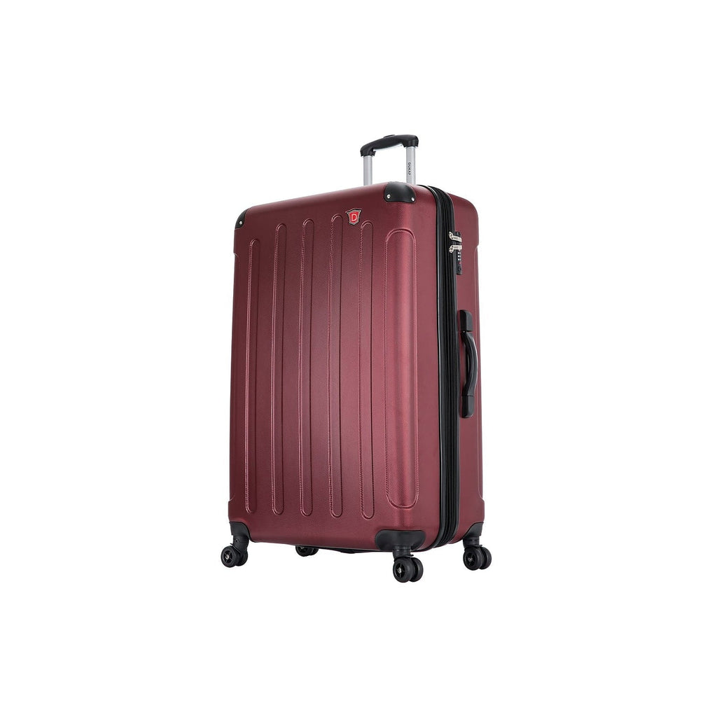 DUKAP INTELY PC/ABS Plastic 4-Wheel Spinner Luggage Wine (DKINT00L-WIN)