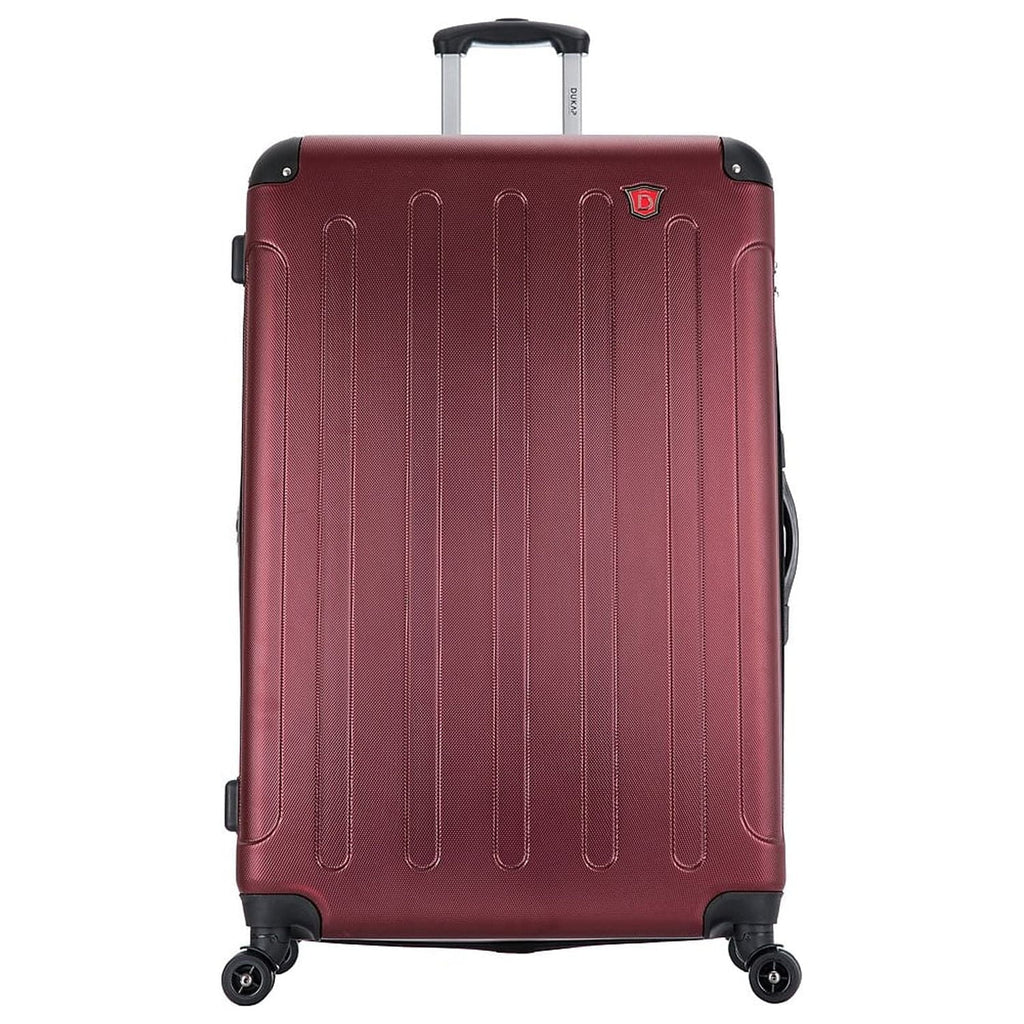 DUKAP INTELY PC/ABS Plastic 4-Wheel Spinner Luggage Wine (DKINT00L-WIN)