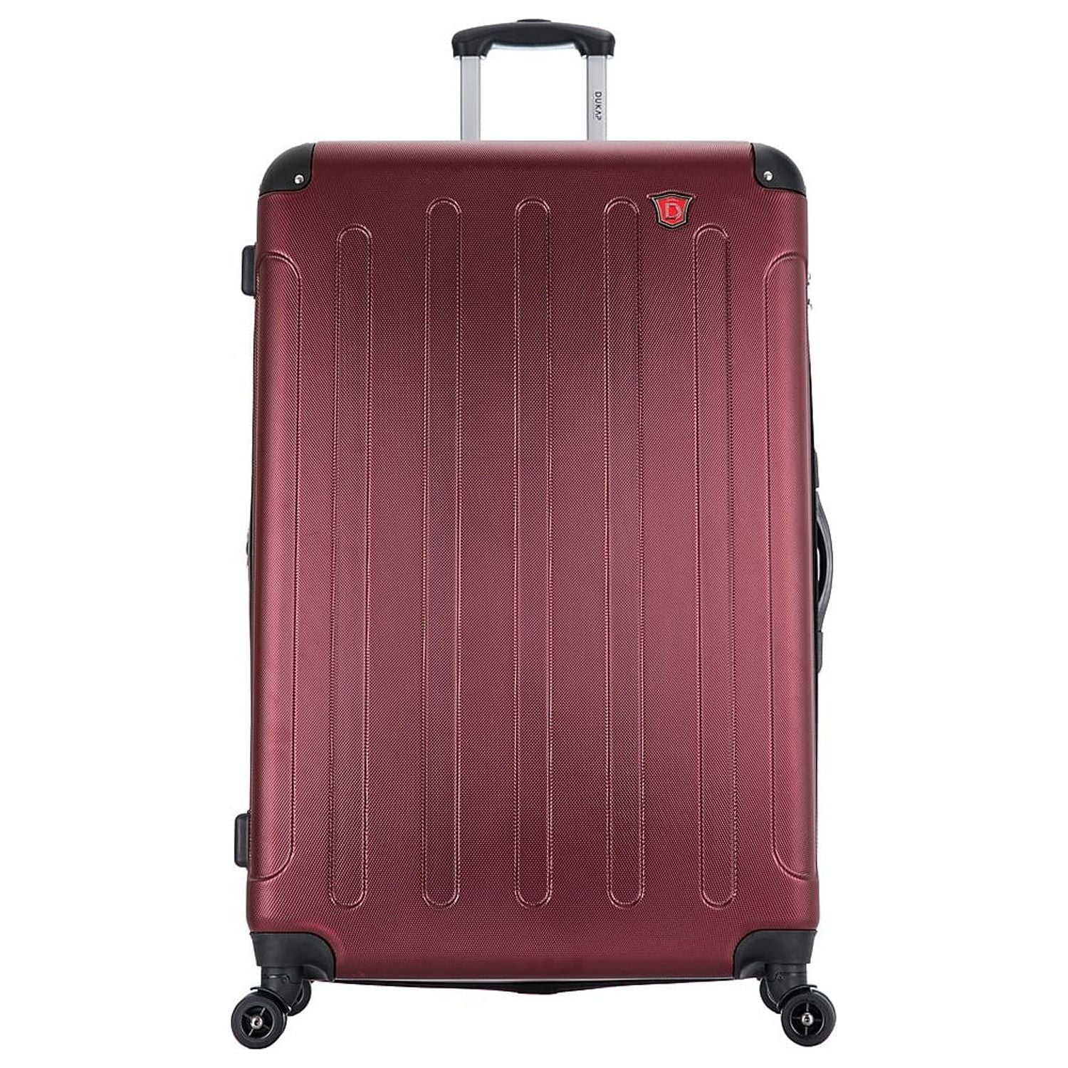 DUKAP INTELY PC/ABS Plastic 4-Wheel Spinner Luggage Wine (DKINT00L-WIN)