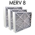 20x24x4 MERV 8 Pleated Air Filter 3PK | 19.375x23.375x3.625 - Actual Size