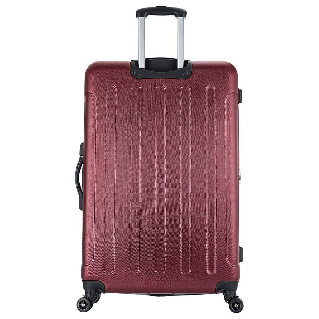 DUKAP INTELY PC/ABS Plastic 4-Wheel Spinner Luggage Wine (DKINT00L-WIN)