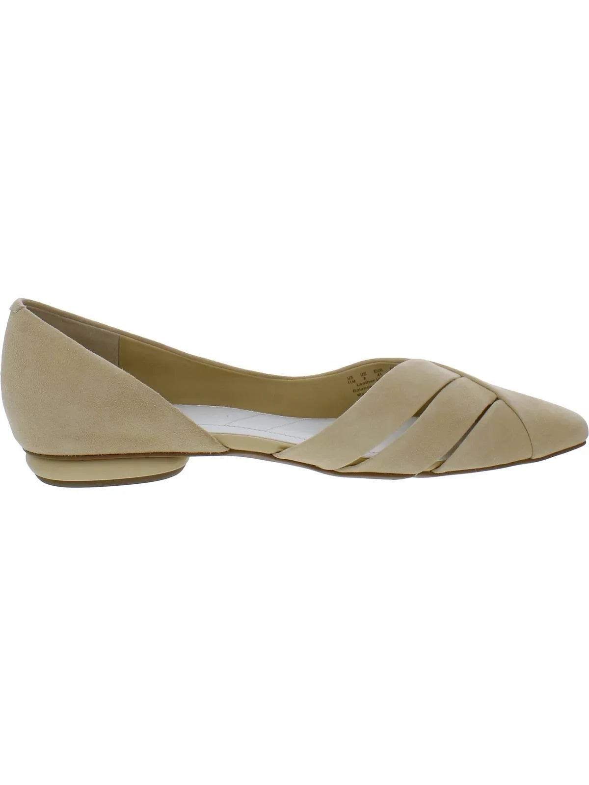 Franco Sarto Womens Braela Leather Square Toe D'Orsay
