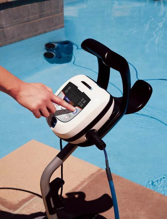 Polaris F9550 Sport Robotic Inground Swimming Pool Cleaner with Remote & Caddy