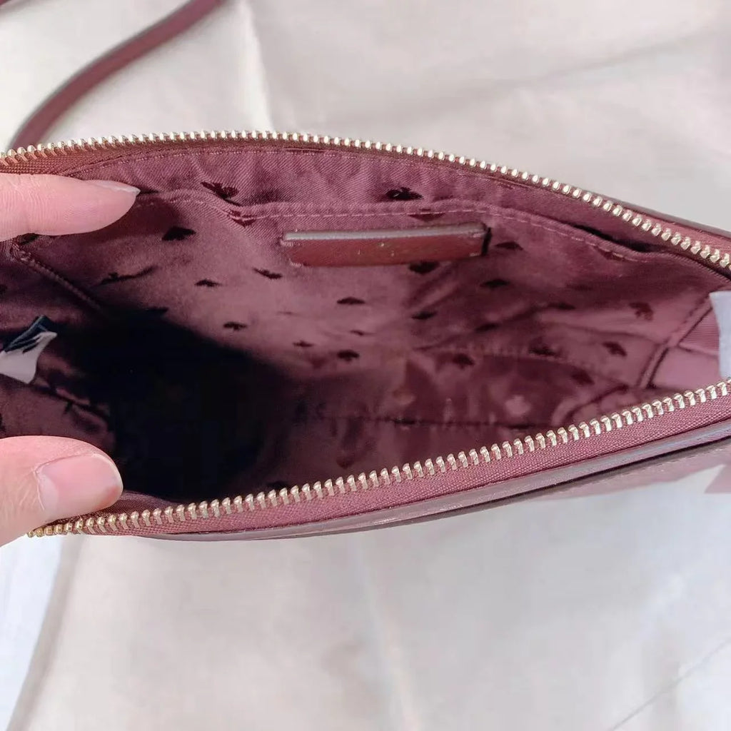 Kate Spade K4624 Glitter Fabric CrossBody Bag In Deep Nova