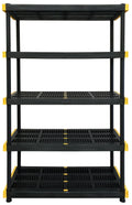 Project Source Commander 48-in W x 20-in D x 72-in H 5-Tier Heavy Duty Plastic Utility in the Freestanding Shelving Units