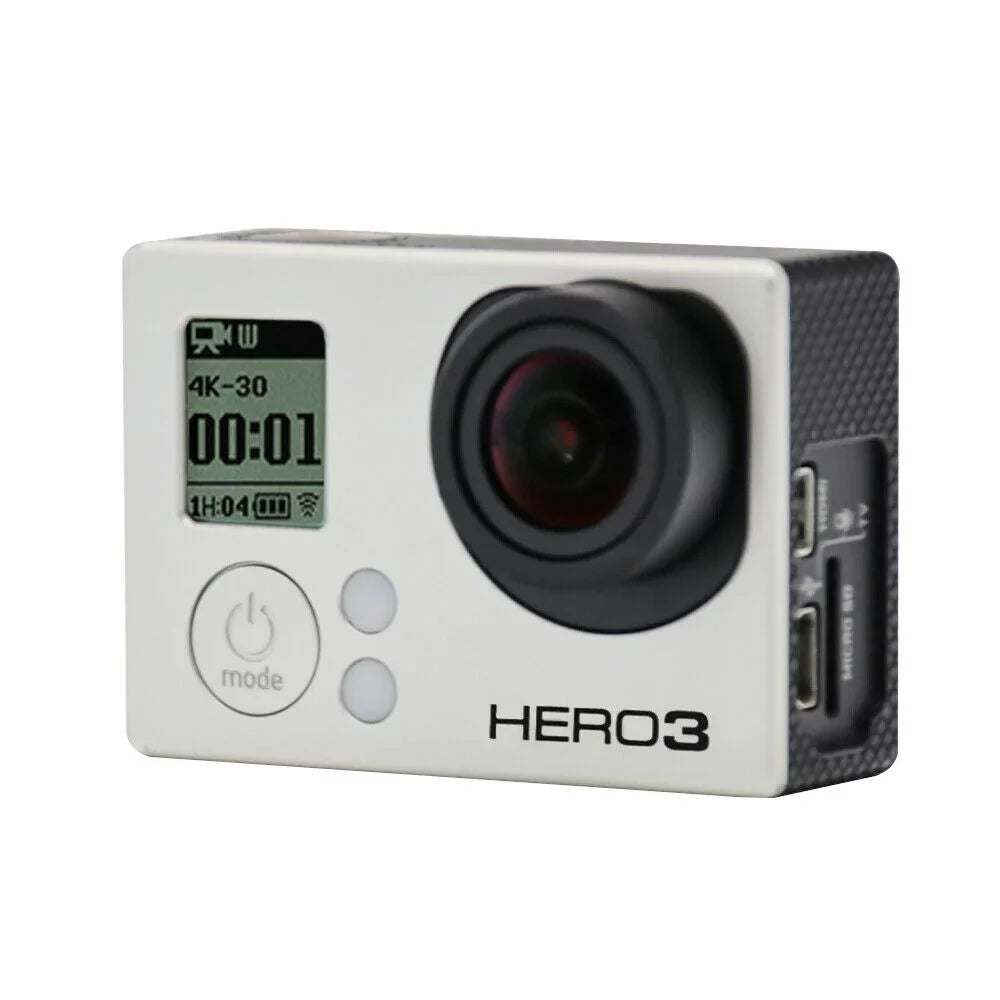 Restored GoPro HERO3 Black Edition Action Sport Wi-Fi Camera Camcorder With 35-In-1 Action Camera Accessory Kit (Refurbished)