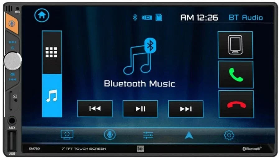 FITS 06-10 DODGE RAM AM/FM USB/BLUETOOTH TOUCHSCREEN CAR RADIO STEREO PKG. INCLUDES VEHICLE SPECIFIC INSTALLATION HARDWARE INCLUDING DASH KIT, WIRE HARNESS, AND ANTENNA ADAPTER WHEN REQIRED.