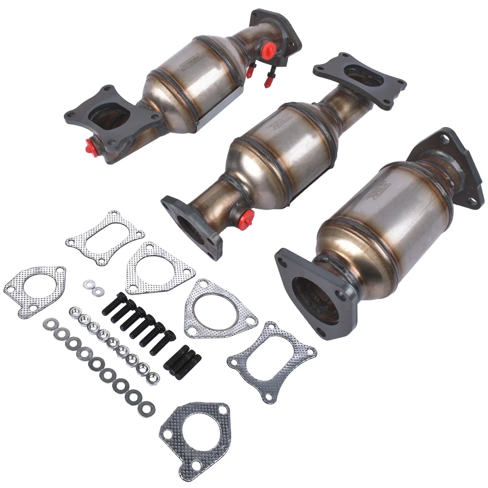 Mustrod Complete Catalytic Converters for Honda Pilot 3.5L 2009-2015 45131 45132 16447