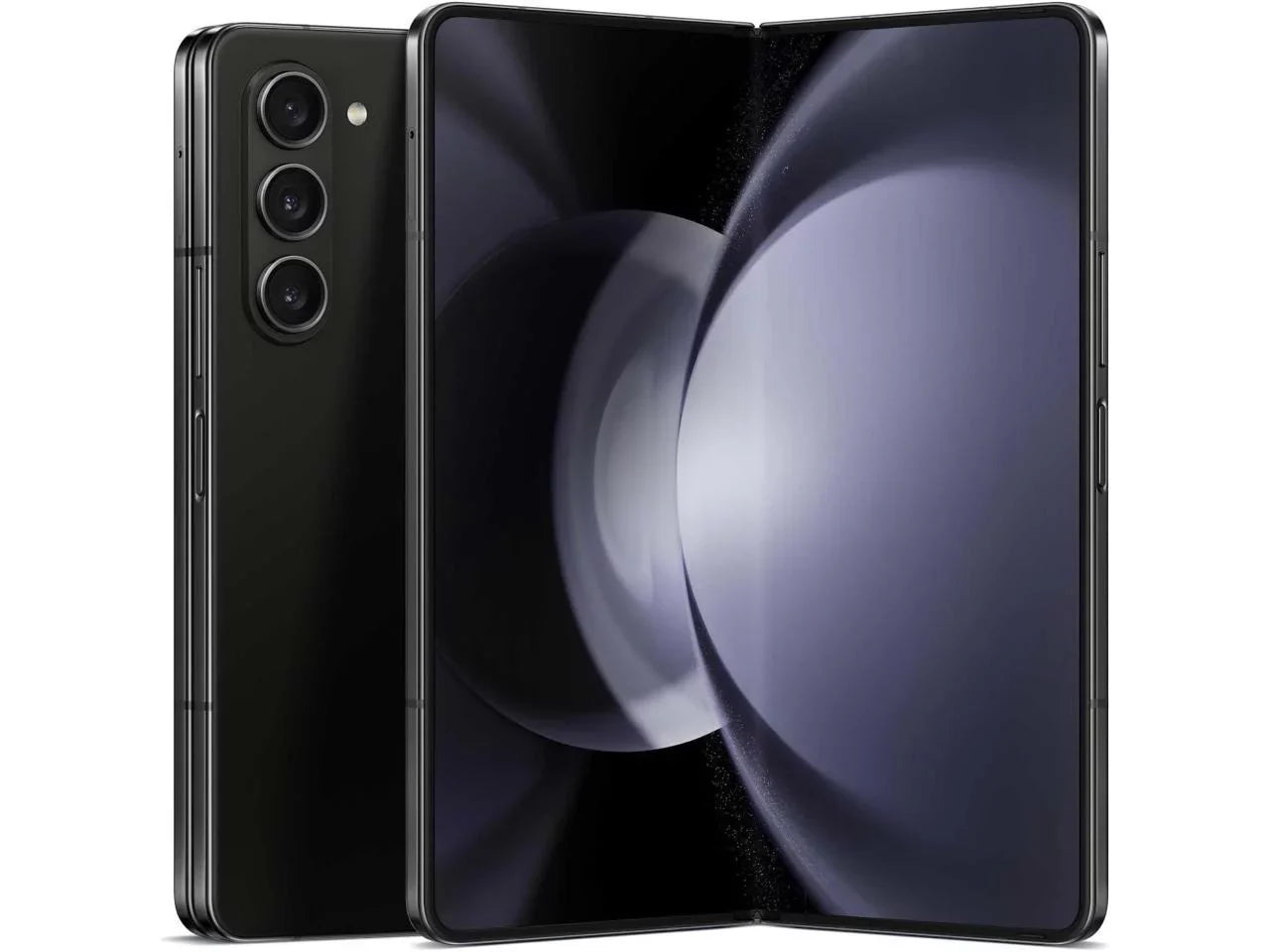 SAMSUNG Galaxy Z Fold 5 Cell Phone, Factory Unlocked Android Smartphone, 512GB, Big 7.6” Screen for Streaming, Gaming, Dual App View, One-Hand Control, Hands-Free Use, US Version, 2023, Phantom Black
